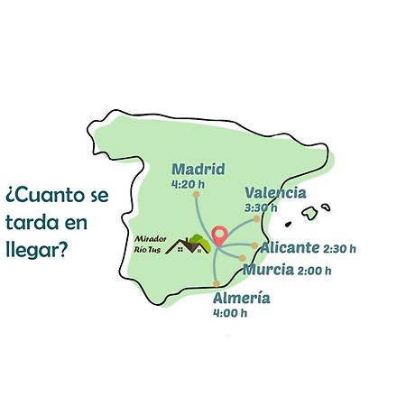 Casa Rural Mirador Del Rio Tus, En Йесте Екстериор снимка